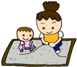 Nursery teacher and Mam. sticker #3071875