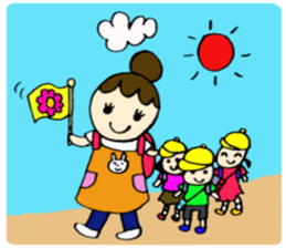 Nursery teacher and Mam. sticker #3071897