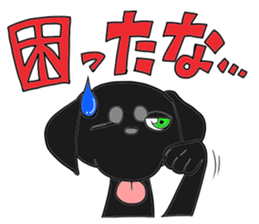 black labrador retriver love sticker #3072824