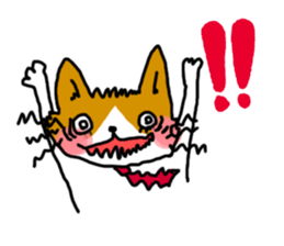 Office worker cat A sticker #3072889