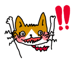 Office worker cat A sticker #3072889