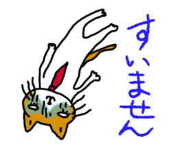 Office worker cat A sticker #3072898