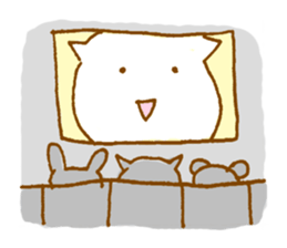 animal and bellyband sticker #3073004