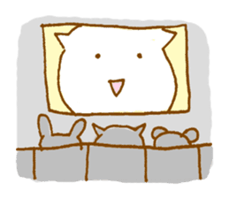 animal and bellyband sticker #3073004