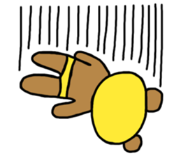 Bear & Rabbit wrestler sticker #3074352