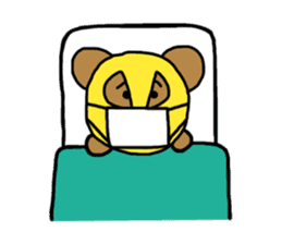Bear & Rabbit wrestler sticker #3074374