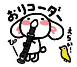 Cat and Bunny make a play on words! sticker #3075433