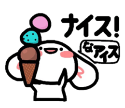 Cat and Bunny make a play on words! sticker #3075434