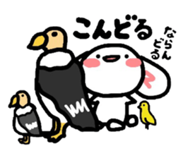 Cat and Bunny make a play on words! sticker #3075453