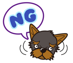 iinu - Yorkshire Terrier sticker #3075744