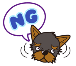 iinu - Yorkshire Terrier sticker #3075744