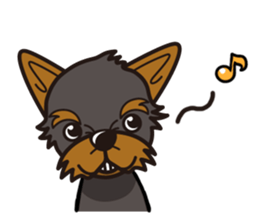 iinu - Yorkshire Terrier sticker #3075749