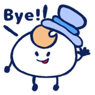 We will talk happily! 3 English sticker #3076100