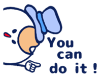 We will talk happily! 3 English sticker #3076111