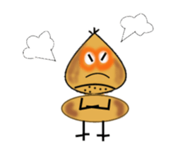 This is Chestnut Sticker sticker #3076273