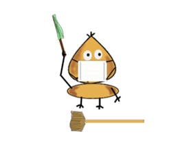 This is Chestnut Sticker sticker #3076274