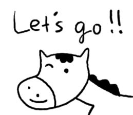 Simple sticker of Momoro sticker #3076889