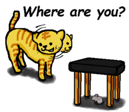 Cat Punch (English Ver.) sticker #3076936