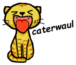 Cat Punch (English Ver.) sticker #3076948