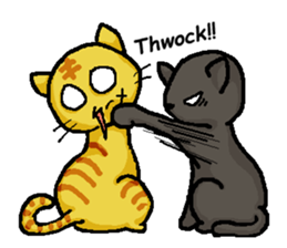 Cat Punch (English Ver.) sticker #3076953