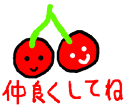 fun fruit sticker sticker #3077060