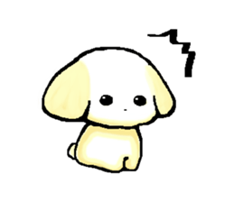 Invective dog. sticker #3077092