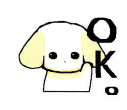 Invective dog. sticker #3077101