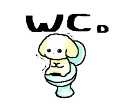 Invective dog. sticker #3077108