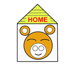 Fun message Sticker Bear robo sticker #3077148