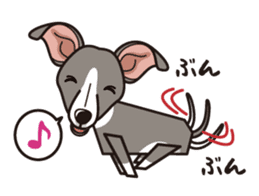 iinu - Italian Greyhound sticker #3077783