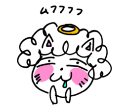naturally curly cat sticker #3077818