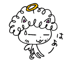 naturally curly cat sticker #3077823