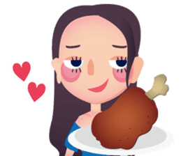 Because I absolutely lose weight! sticker #3078076