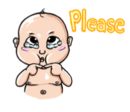 Annoying baby sticker #3078315