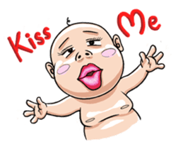 Annoying baby sticker #3078319