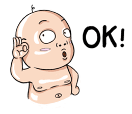 Annoying baby sticker #3078320