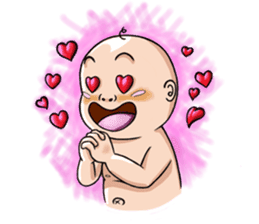 Annoying baby sticker #3078321