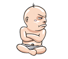 Annoying baby sticker #3078327