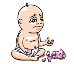 Annoying baby sticker #3078334