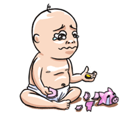 Annoying baby sticker #3078334