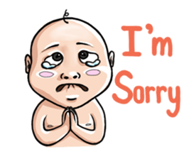 Annoying baby sticker #3078340