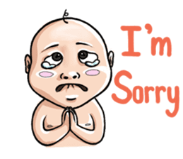 Annoying baby sticker #3078340