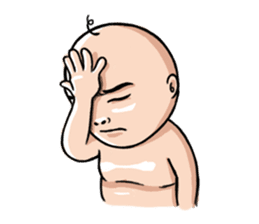 Annoying baby sticker #3078352