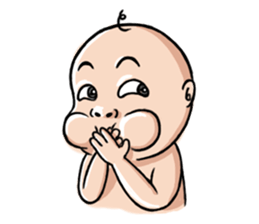 Annoying baby sticker #3078353