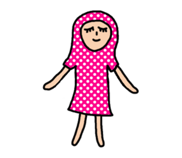 Funny bob girl sticker #3078973