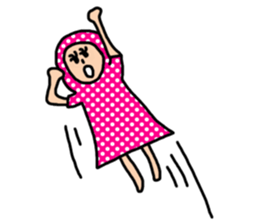 Funny bob girl sticker #3078986