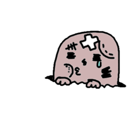 mole Sticker English ver sticker #3079085