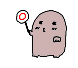 mole Sticker English ver sticker #3079090