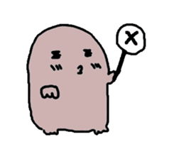 mole Sticker English ver sticker #3079091