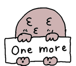 mole Sticker English ver sticker #3079103